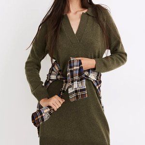 Madewell Polo Sweater Dress